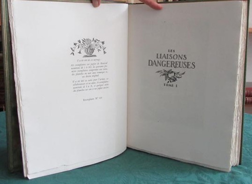 Les Liaisons dangereuses. 2 volumes. – Livres et collections